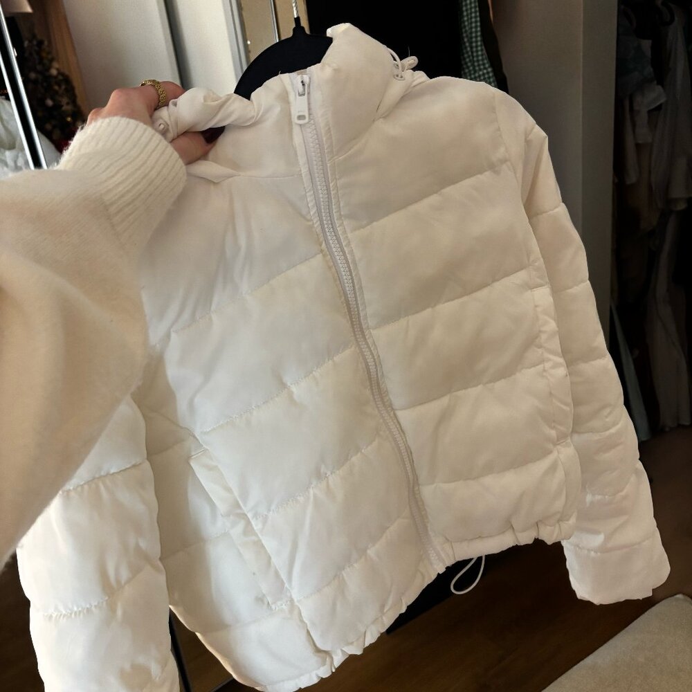Puffer blanc